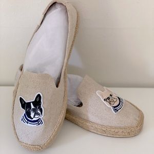 New French Bulldog Platform Shoes by Soludos